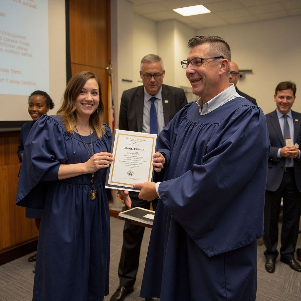 Ceremonia de absolvire a programului intensiv de leadership